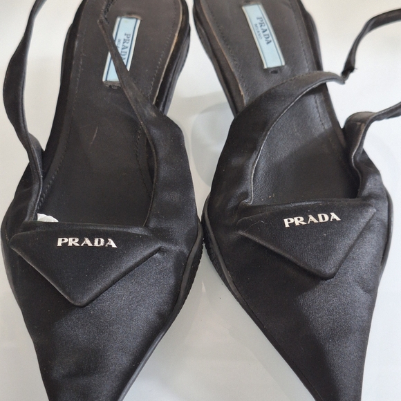 Prada nylon sling back shoe - Picture 8 of 9